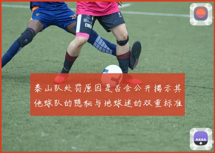 泰山队处罚原因是否会公开揭示其他球队的隐秘与地球迷的双重标准